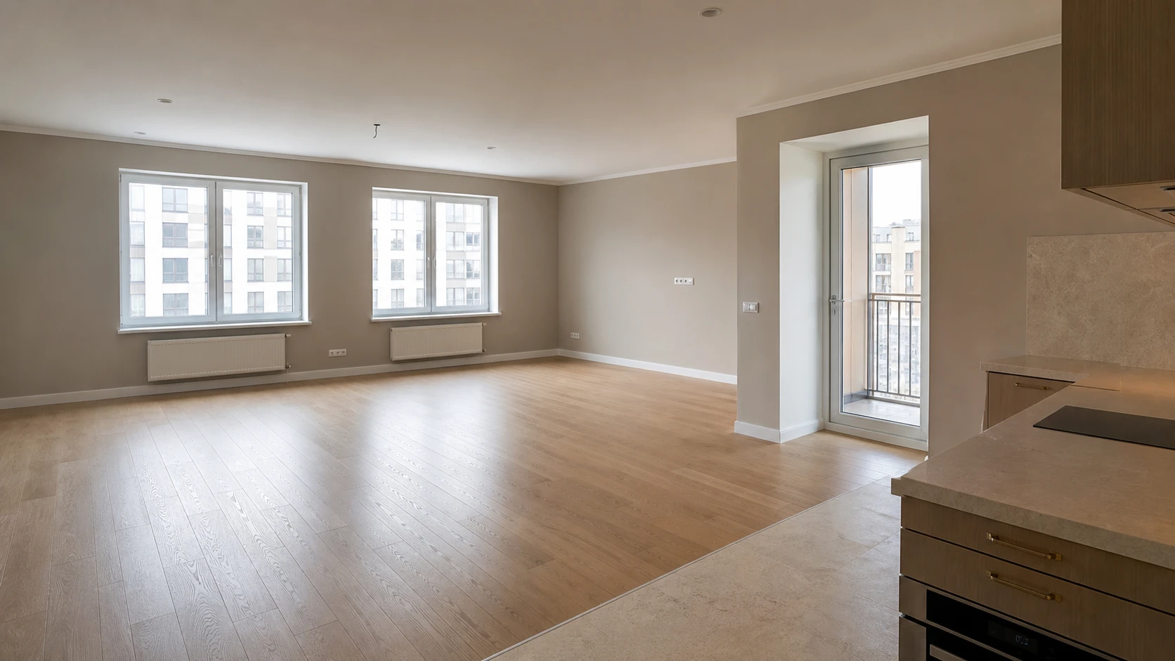 Семейная квартира в «Лебедевский»: 90 м²